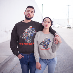 Bluza unisex klasyczna damska męska z Grafiką MZ12 Różne kolory