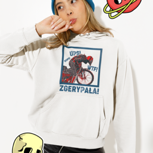 Bluza damska z kapturem Grafika MZ17-2 Różne kolory