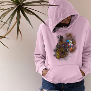 Bluza damska z kapturem Grafika MZ10 Różne kolory