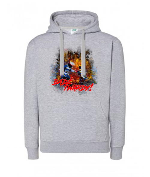 Bluza damska z kapturem Grafika MZ09 Różne kolory - obrazek 2