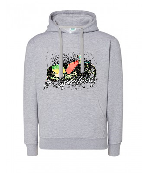 Bluza damska z kapturem Grafika MZ16-1 Różne kolory - obrazek 2