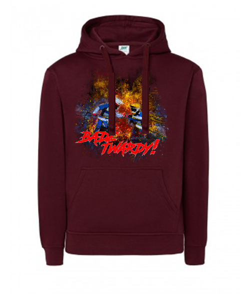 Bluza damska z kapturem Grafika MZ09 Różne kolory - obrazek 4
