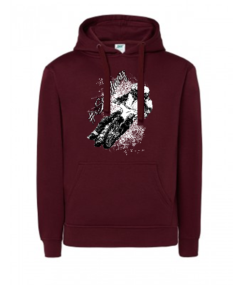 Bluza damska z kapturem Grafika MZ14 Różne kolory - obrazek 4