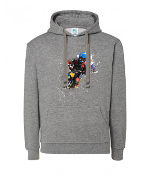 Bluza damska z kapturem Grafika MZ10 Różne kolory - obrazek 5