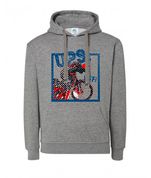 Bluza damska z kapturem Grafika MZ17-1 Różne kolory - obrazek 5