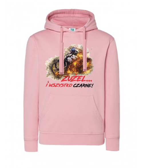 Bluza damska z kapturem Grafika MZ11 Różne kolory - obrazek 7
