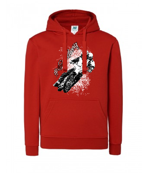 Bluza damska z kapturem Grafika MZ14 Różne kolory - obrazek 9