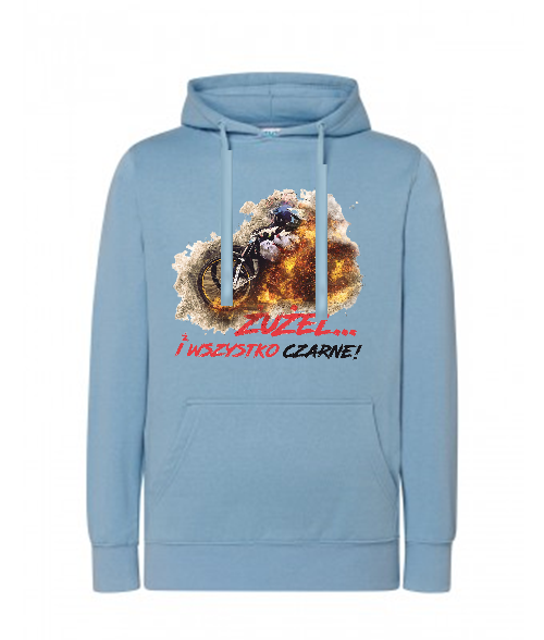 Bluza damska z kapturem Grafika MZ11 Różne kolory - obrazek 11