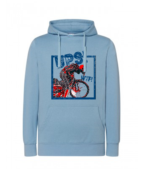 Bluza damska z kapturem Grafika MZ17-1 Różne kolory - obrazek 8
