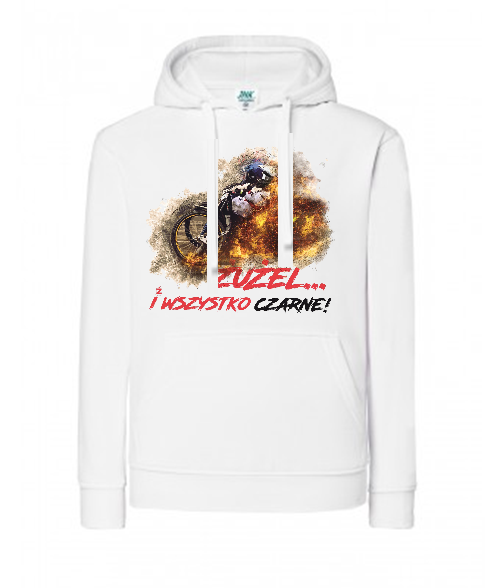 Bluza damska z kapturem Grafika MZ11 Różne kolory - obrazek 13