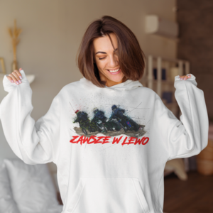 Bluza damska z kapturem Grafika MZ08 Różne kolory