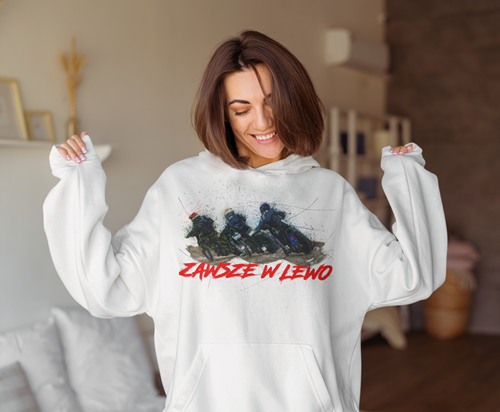 Bluza damska z kapturem Grafika MZ08 Różne kolory