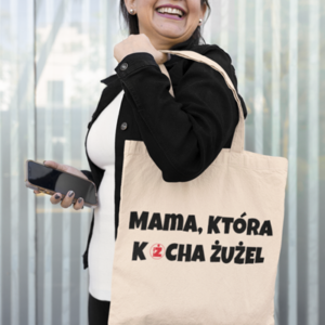 Torba bawełniana na zakupy dla Mamy która kocha żużel MZ33