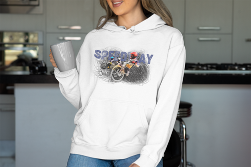 Bluza damska z kapturem Grafika MZ18-1 Różne kolory
