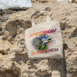 Torba bawełniana na zakupy z żużlową grafiką MZ22