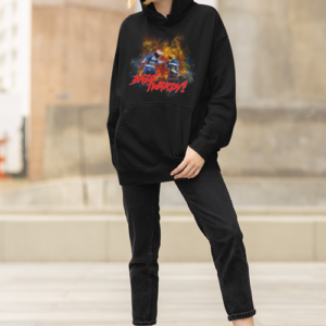 Bluza damska z kapturem Grafika MZ09 Różne kolory