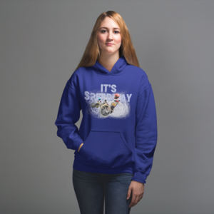 Bluza damska z kapturem Grafika MZ18-2 Różne kolory