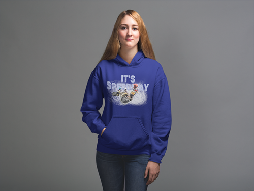 Bluza damska z kapturem Grafika MZ18-2 Różne kolory