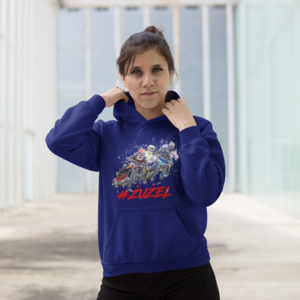 Bluza damska z kapturem Grafika MZ06 Różne kolory