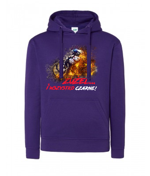 Bluza damska z kapturem Grafika MZ11 Różne kolory - obrazek 12