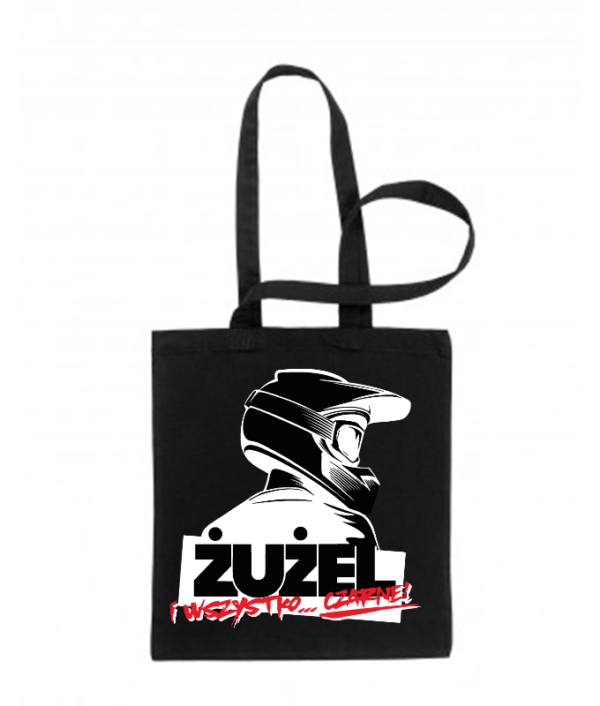Torba bawełniana na zakupy z żużlową grafiką MZ05 - obrazek 2