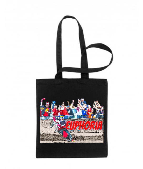 Torba bawełniana na zakupy z żużlową grafiką MZ23 - obrazek 2
