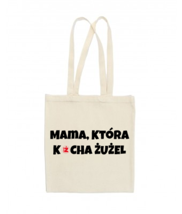 Torba bawełniana na zakupy dla Mamy która kocha żużel MZ33 - obrazek 2