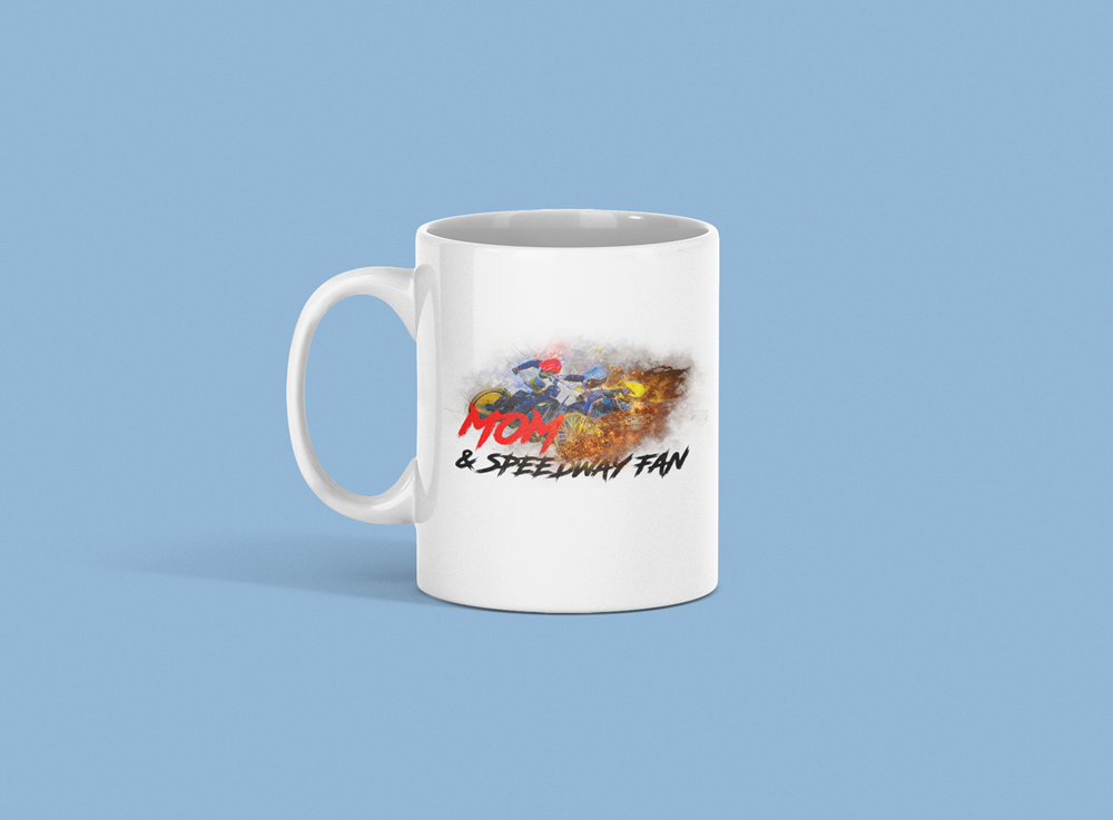 Kubek żużlowy dla mamy Mom&Speedway Fan MZ35 - obrazek 2