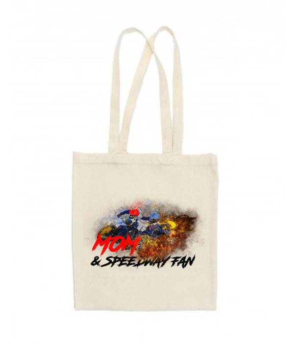 Torba bawełniana na zakupy dla mamy Mom&Speedway Fan MZ35 - obrazek 3