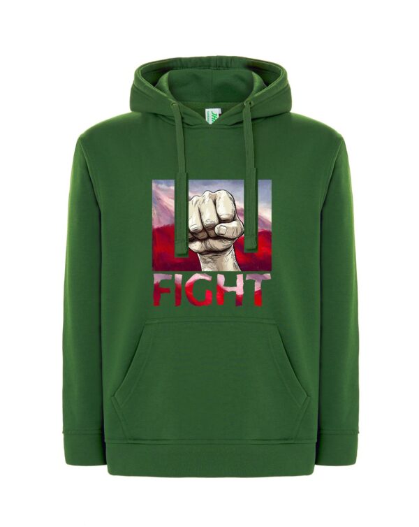 Bluza męska z kapturem FIGHT MZ36 Także Duże Rozmiary Różne kolory - obrazek 9