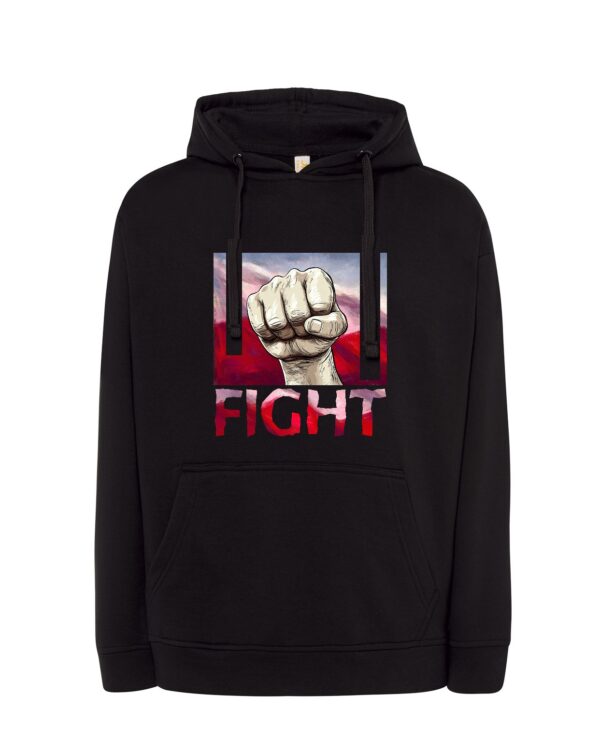 Bluza męska z kapturem FIGHT MZ36 Także Duże Rozmiary Różne kolory - obrazek 12