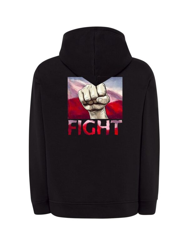 Bluza męska z kapturem FIGHT MZ36 Także Duże Rozmiary Różne kolory - obrazek 13