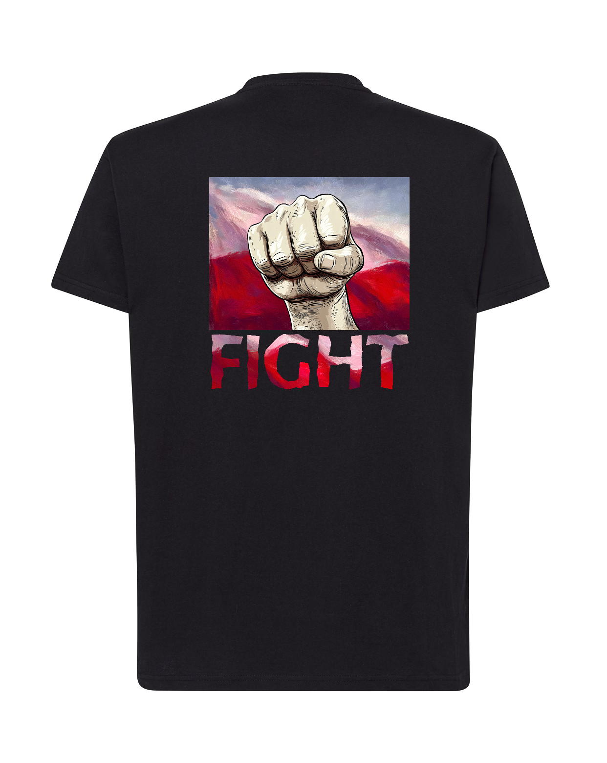 Koszulka premium z grafiką FIGHT - 4 lokalizacje nadruku - obrazek 26