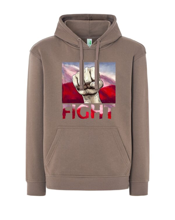 Bluza męska z kapturem FIGHT MZ36 Także Duże Rozmiary Różne kolory - obrazek 15