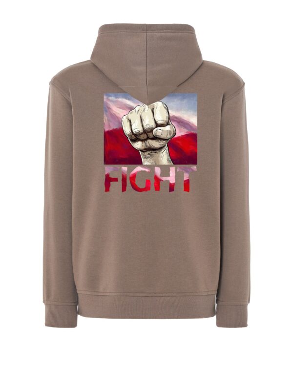 Bluza męska z kapturem FIGHT MZ36 Także Duże Rozmiary Różne kolory - obrazek 16