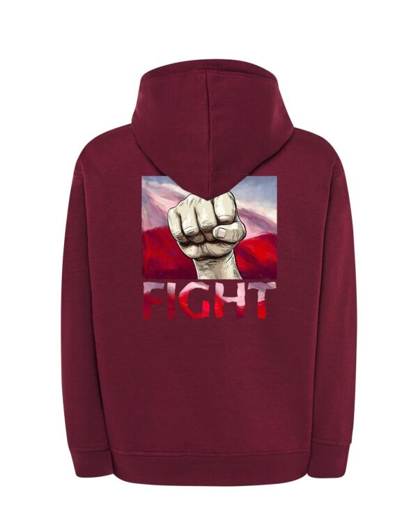 Bluza męska z kapturem FIGHT MZ36 Także Duże Rozmiary Różne kolory - obrazek 22