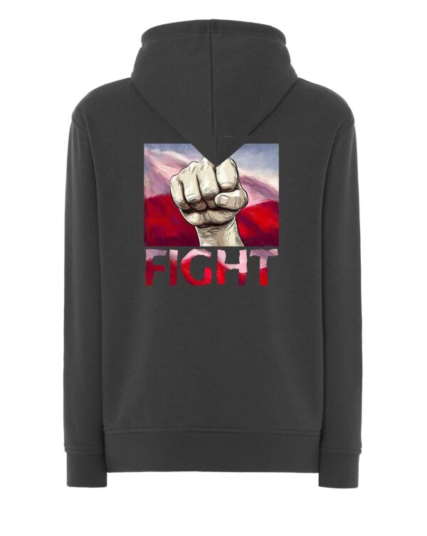 Bluza męska z kapturem FIGHT MZ36 Także Duże Rozmiary Różne kolory - obrazek 25