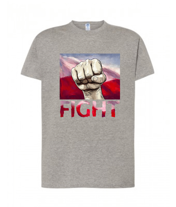 Koszulka premium z grafiką FIGHT - 4 lokalizacje nadruku - obrazek 16