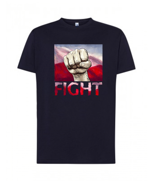 Koszulka premium z grafiką FIGHT - 4 lokalizacje nadruku - obrazek 13