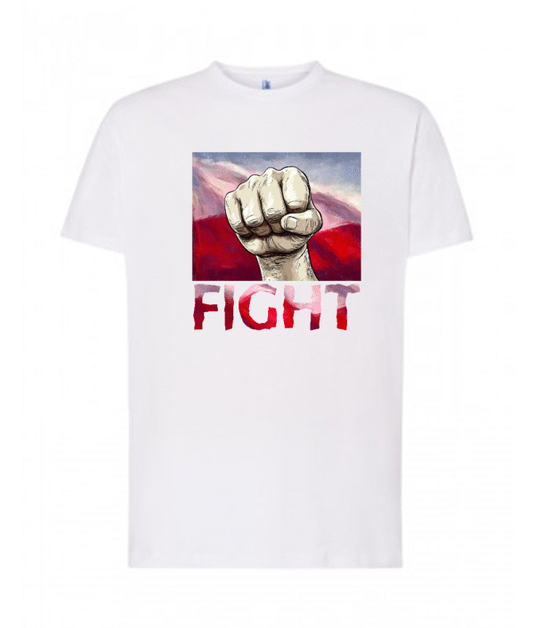 Koszulka premium z grafiką FIGHT - 4 lokalizacje nadruku - obrazek 4