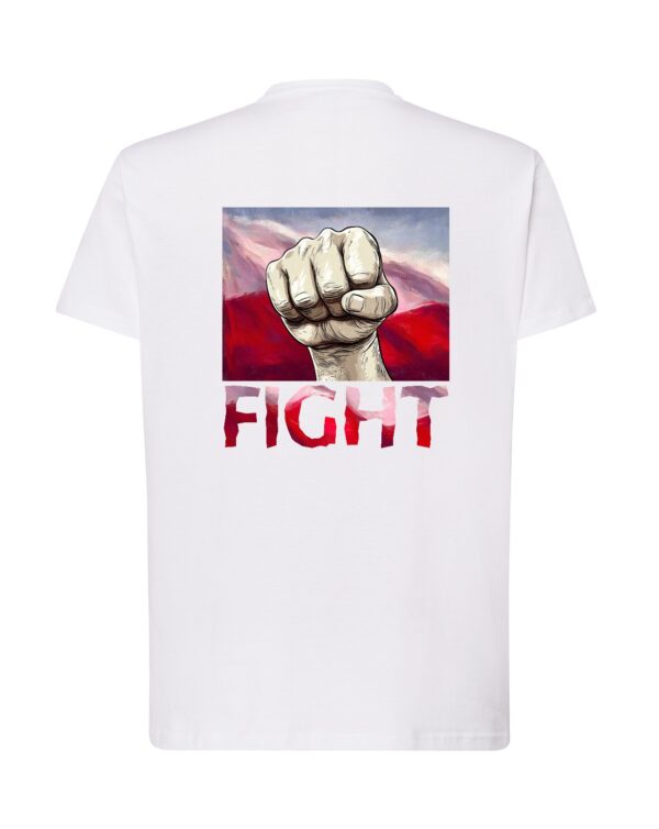 Koszulka premium z grafiką FIGHT - 4 lokalizacje nadruku - obrazek 3